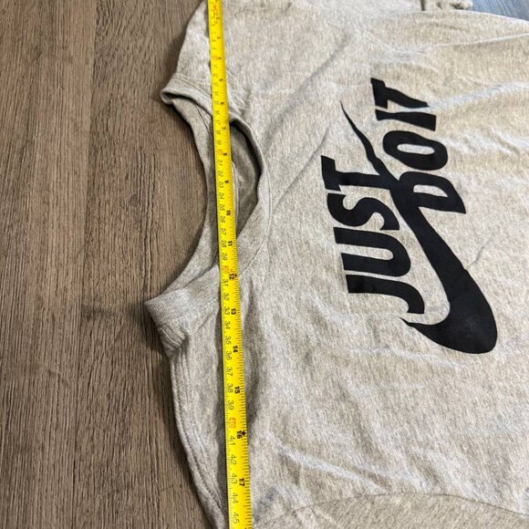 Nike “Just Do It” Logo Gray T-Shirt Men’s Size XL Cotton Blend - Picture 7 of 8